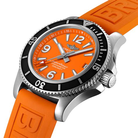 breitling superocean orange